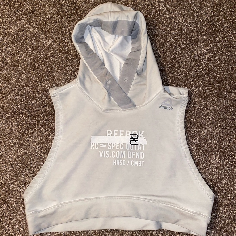 Reebok Cropped Hooded Sweatshirt